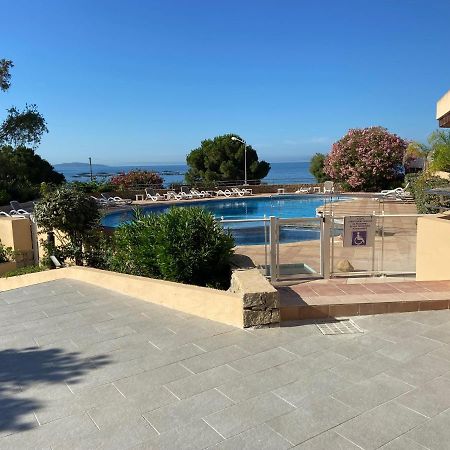 F2 Vue Mer Dans Residence Avec Piscine 아작시오 외부 사진