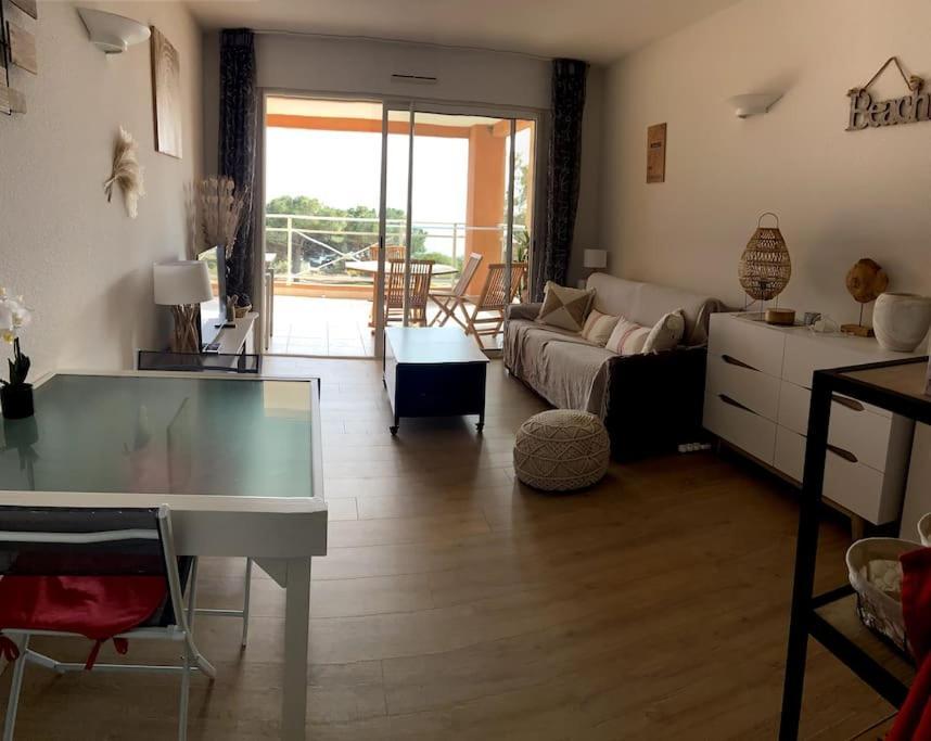 F2 Vue Mer Dans Residence Avec Piscine 아작시오 외부 사진